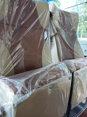 Side Sliding Mechanism Bus Passenger Seats Two - Point Safety Belt