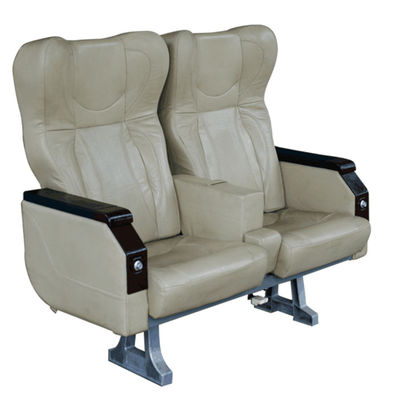 Artificial Leather Covering Luxury Bus Seats Slidable Aisle Side Seat Durable