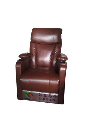 Synthetic Leather Theater Seating Sofa European Style Wear Resistant Fabric