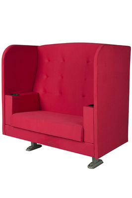 Space Saving Theater Room Chairs , Theater Lounge Chairs Row  LED Side Light Digit