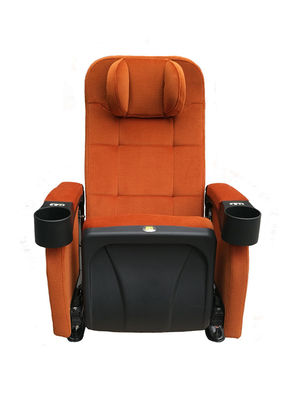 Modern Cinema Chairs Fluorescent Digit Light Self Foladable Extra Headrest Pad