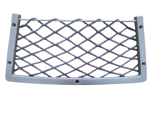 Black Color Bus Seat Accessories Magazine Net Mesh Bag High Strength
